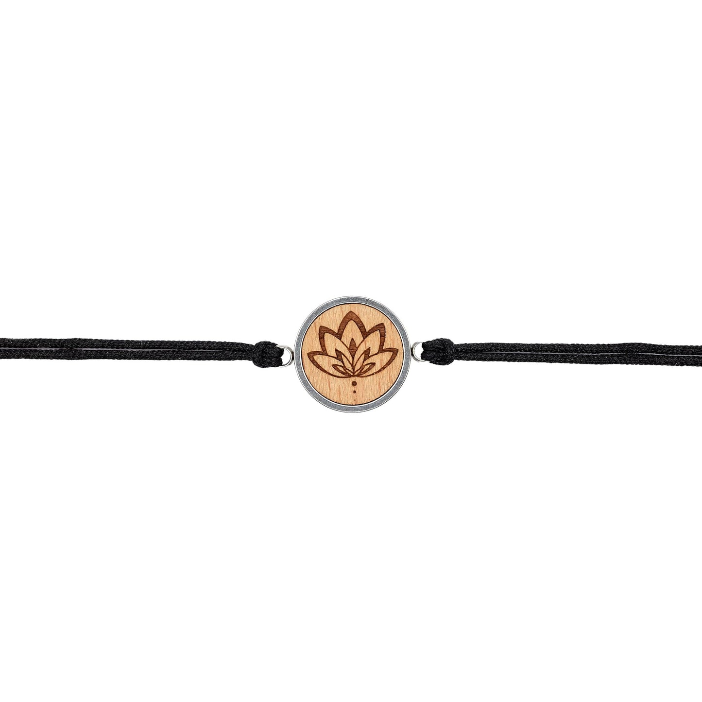 Armband "Lotusblume" Holz Buche