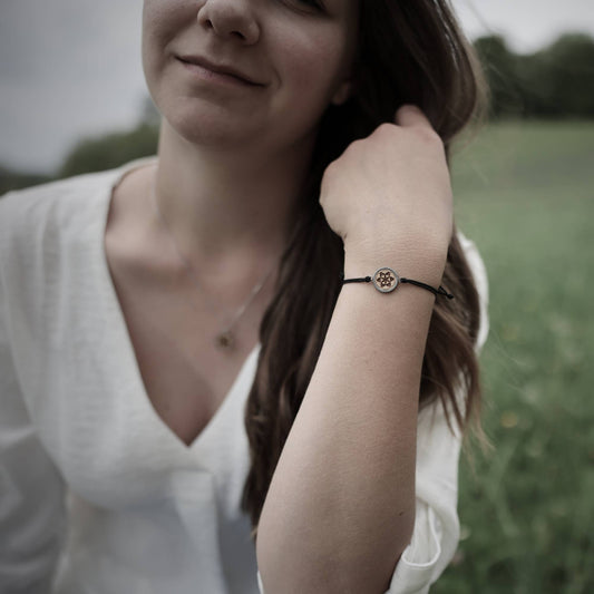 Armband "Samen des Lebens" intensiv Holz Buche