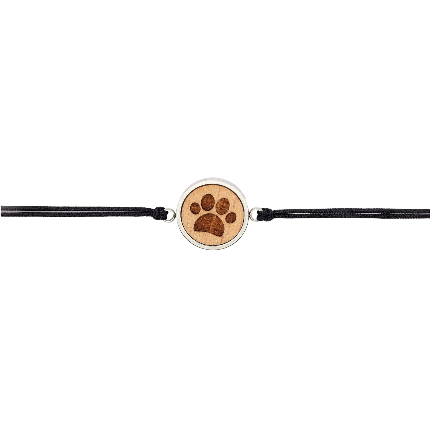 Armband "Pfote" Holz Buche