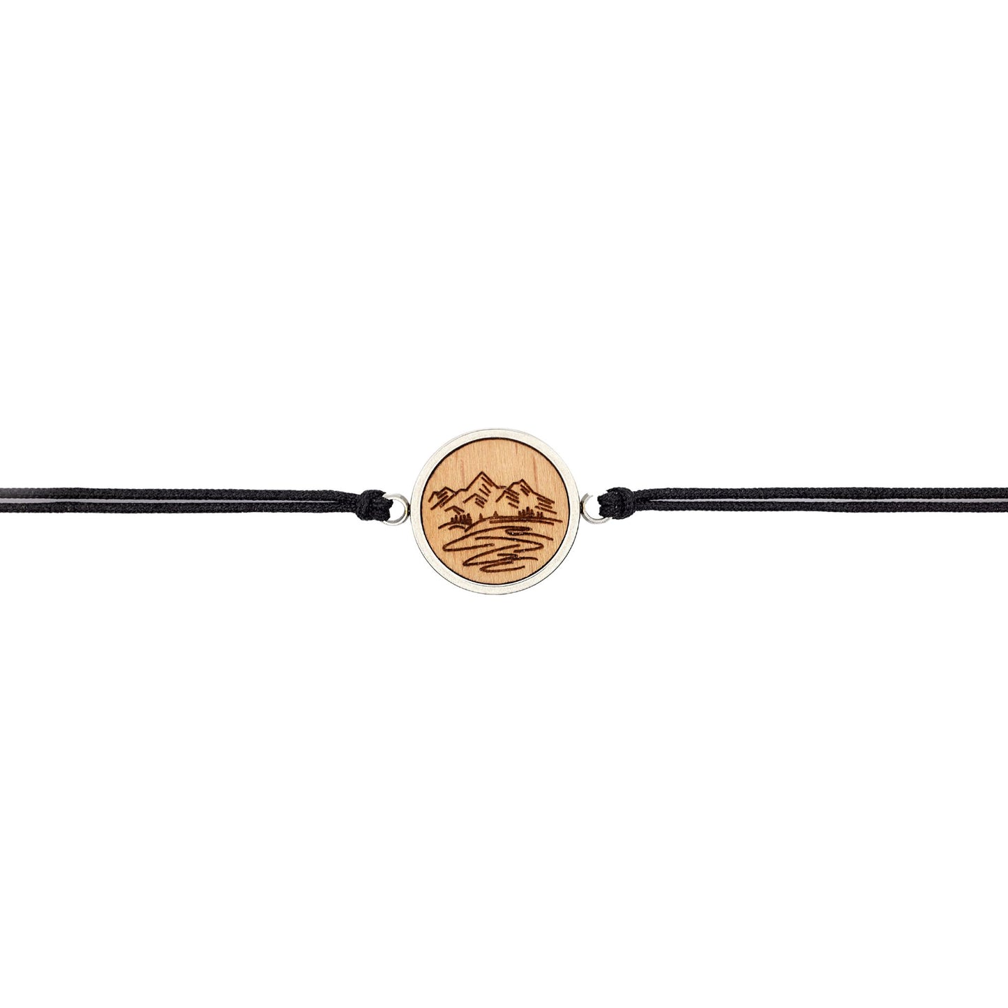 Armband "Berge" Holz Buche