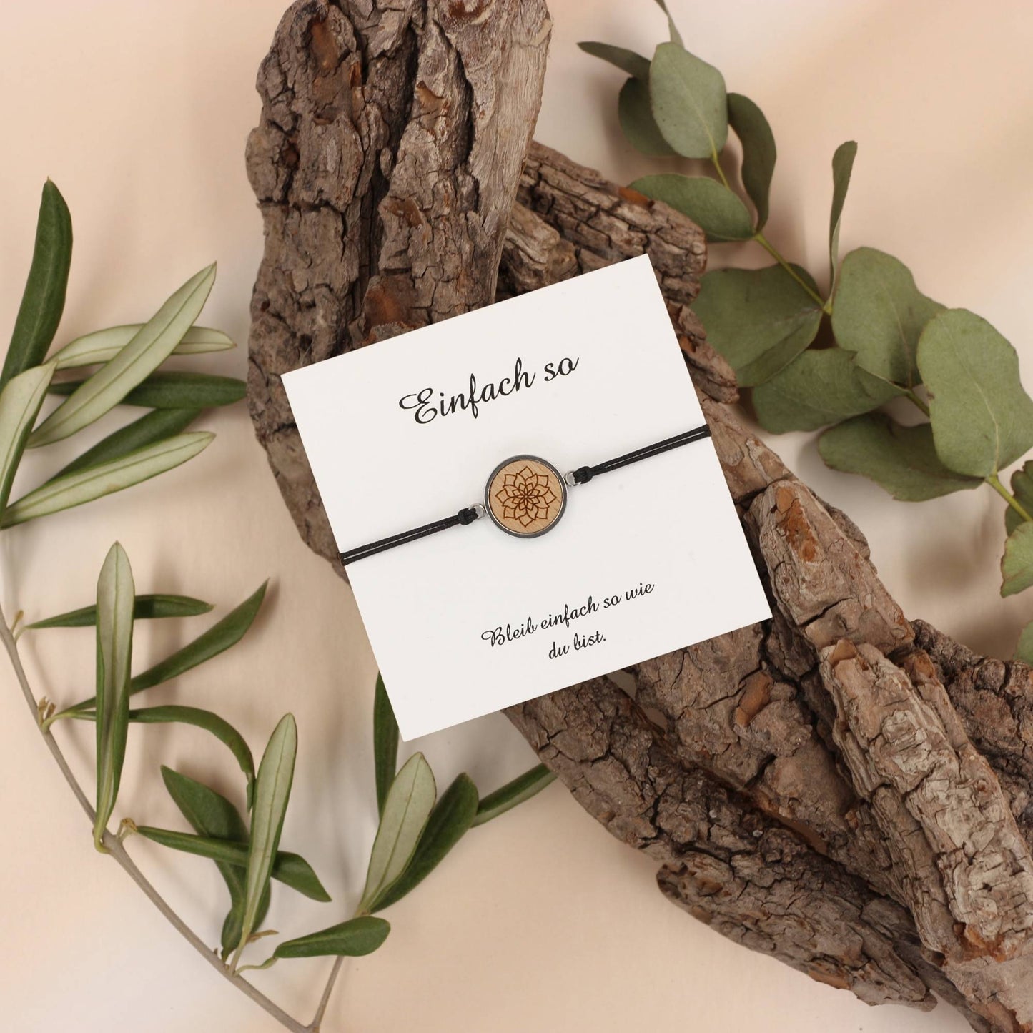 Armband "Sonne" Holz Buche