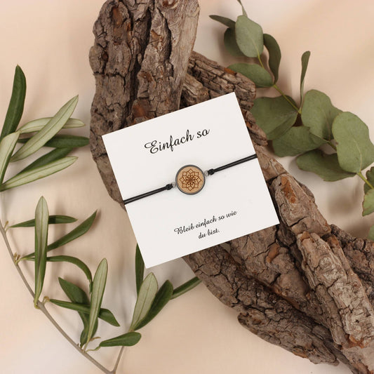 Armband "Sonne" Holz Buche