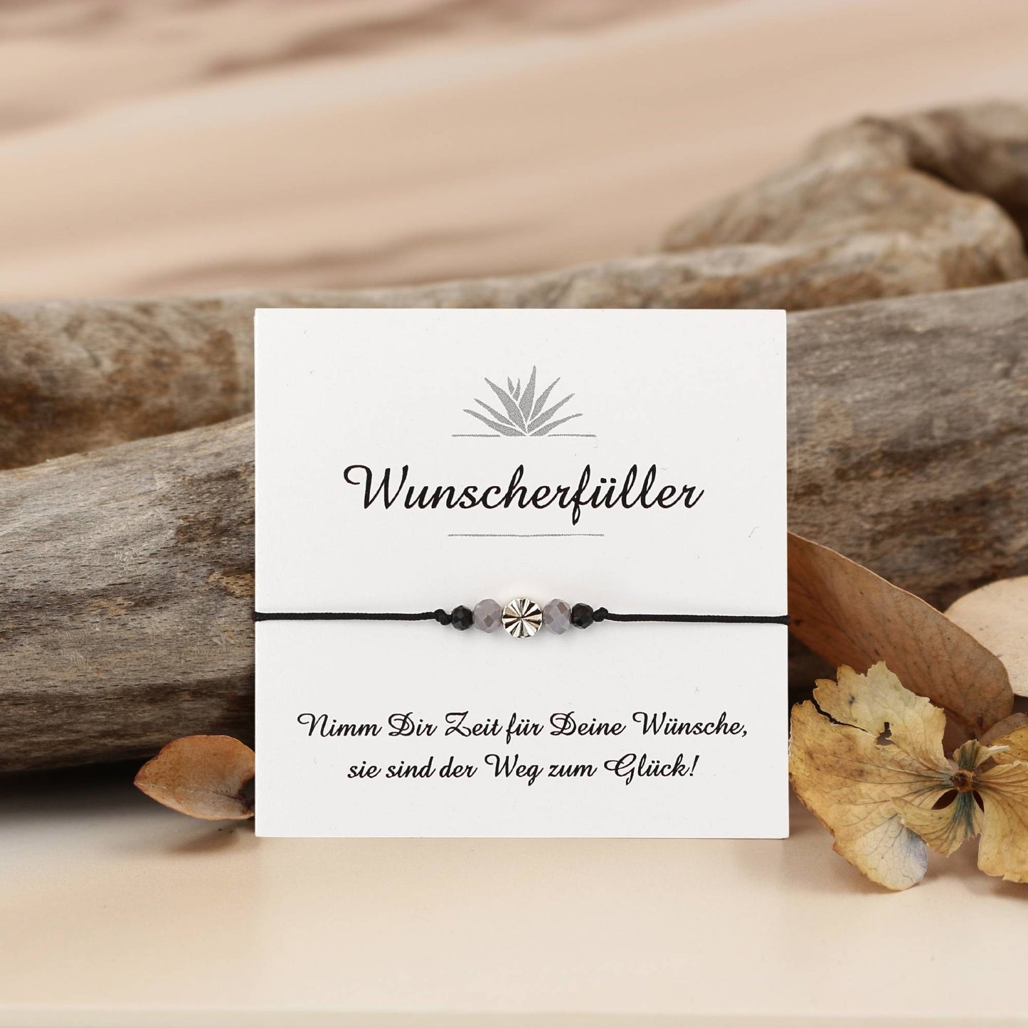 Armband Wunscherfüller Gold Lila