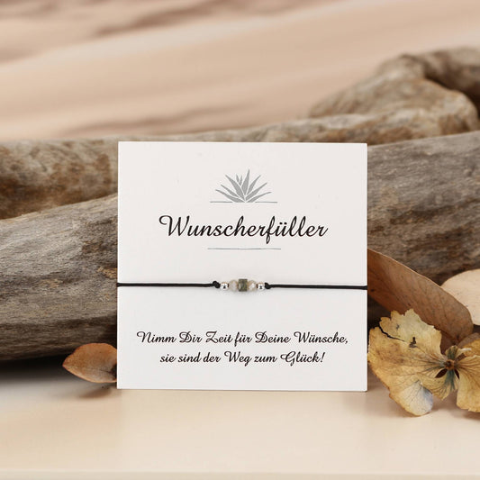 Armband Wunscherfüller Naturstein Grün
