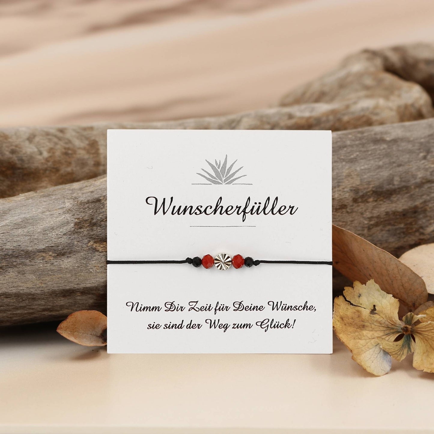 Armband Wunscherfüller Gold Rot