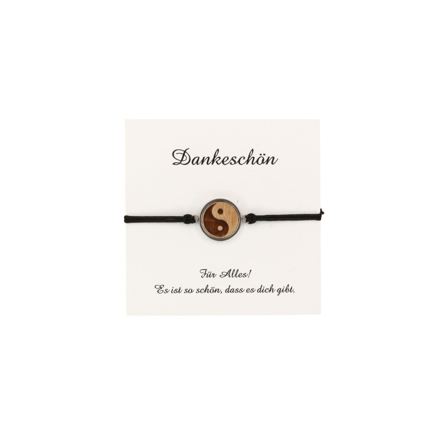 Armband "Yin&Yang" Holz Buche