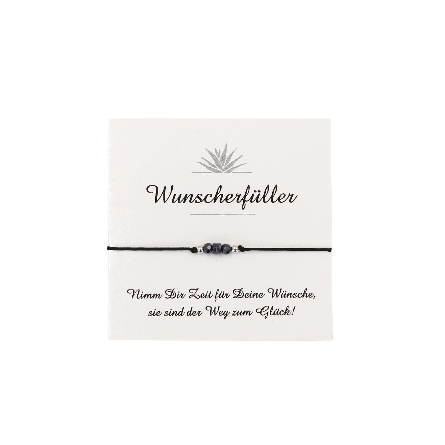Armband Wunscherfüller Naturstein Blau