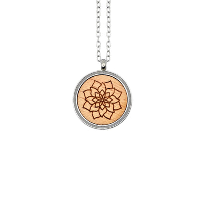 Halskette "Sonne" Holz Buche