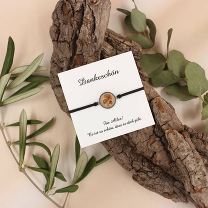 Armband "Ginkgo Blatt" Holz Buche