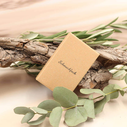 Halskette "Feuersonne" Holz Buche