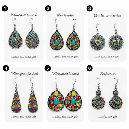Ohrhänger Boho | Rainbow