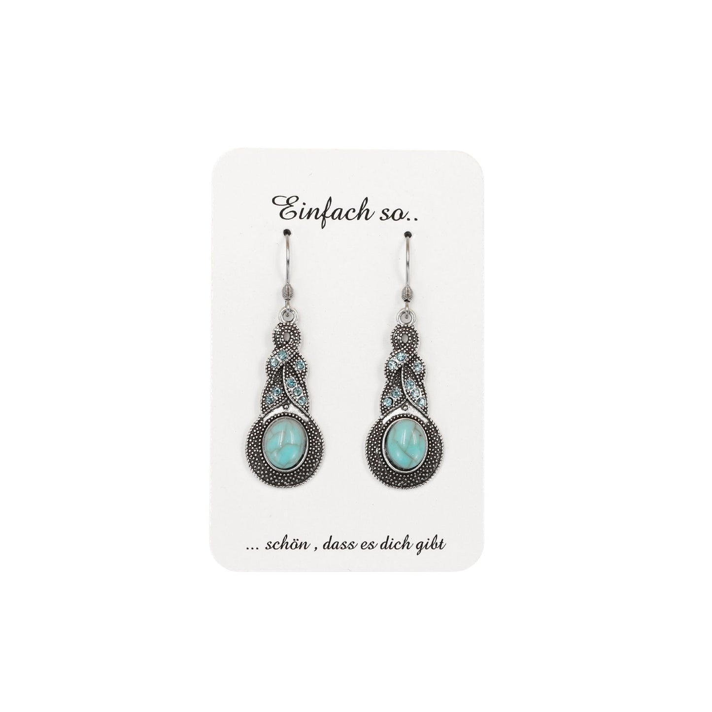 Ohrhänger Boho "Azure" Metall