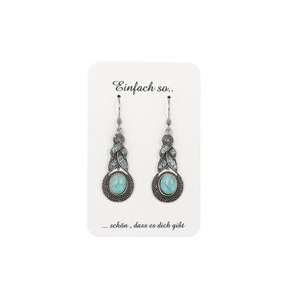 Ohrhänger Boho "Azure" Metall