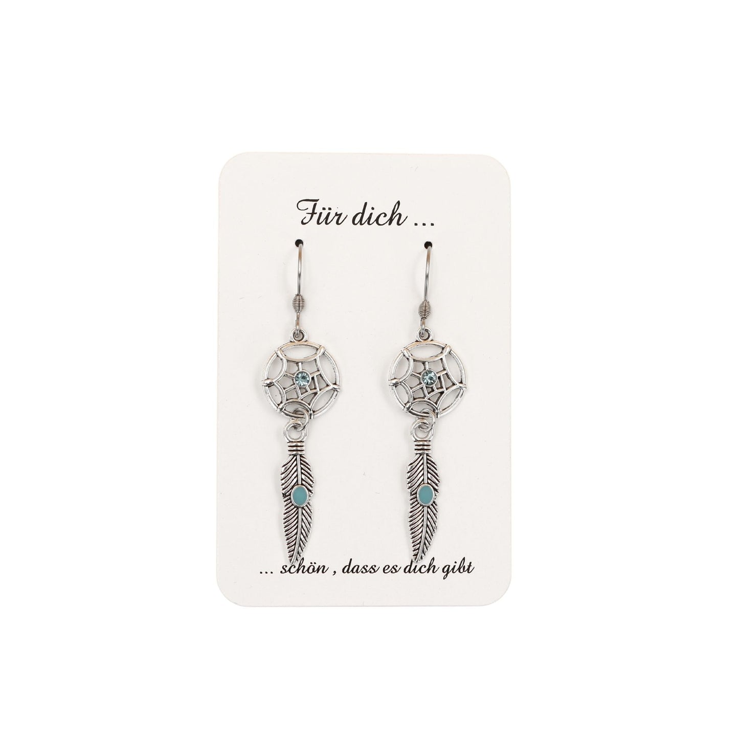 Ohrhänger Boho "Azure" Metall