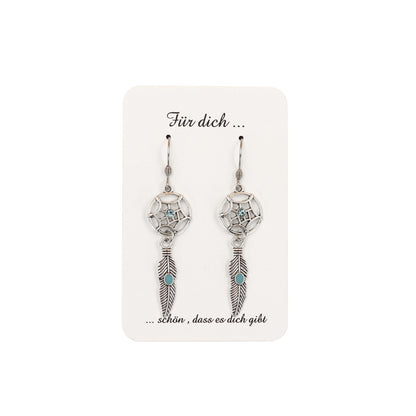 Ohrhänger Boho "Azure" Metall