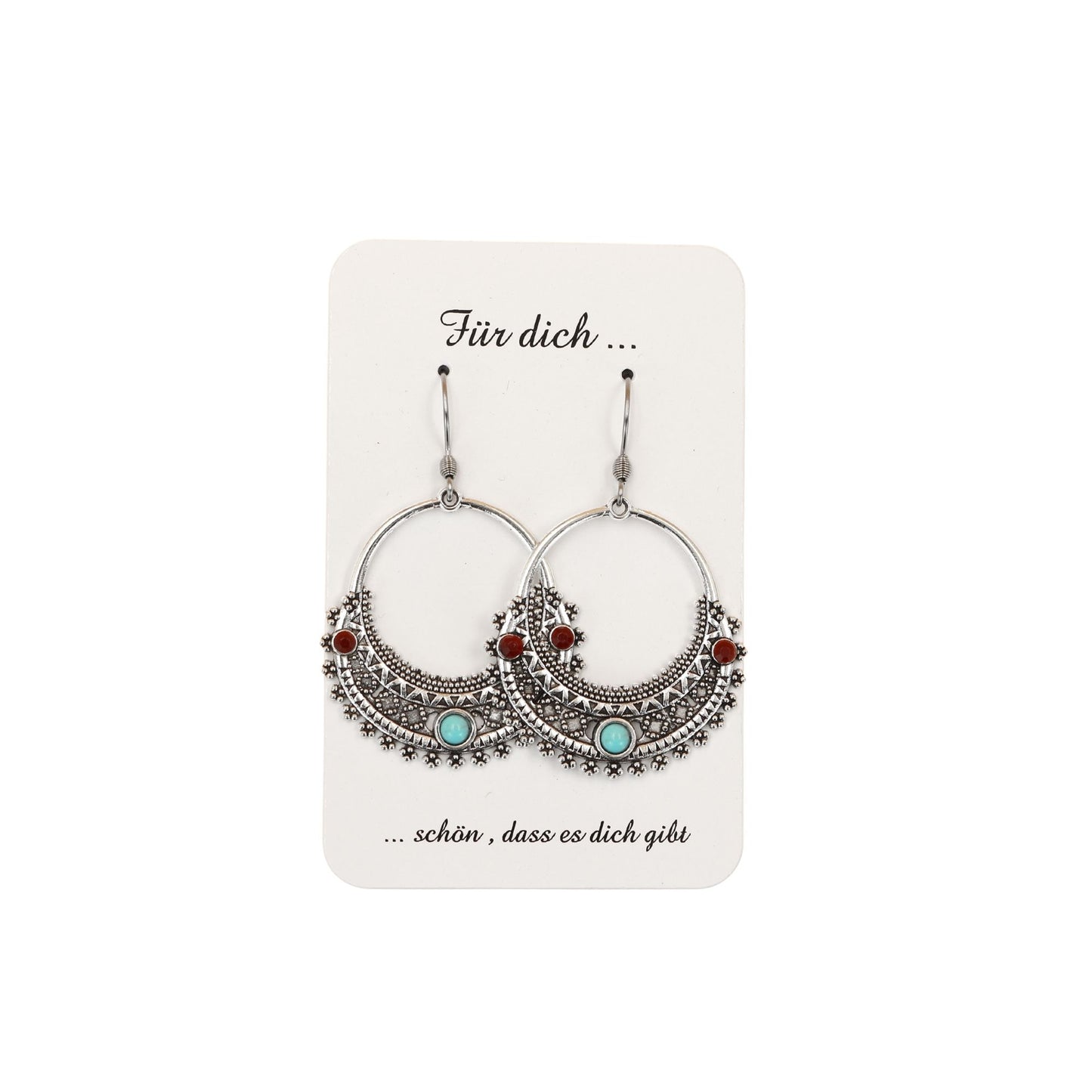 Ohrhänger Boho "Azure" Metall