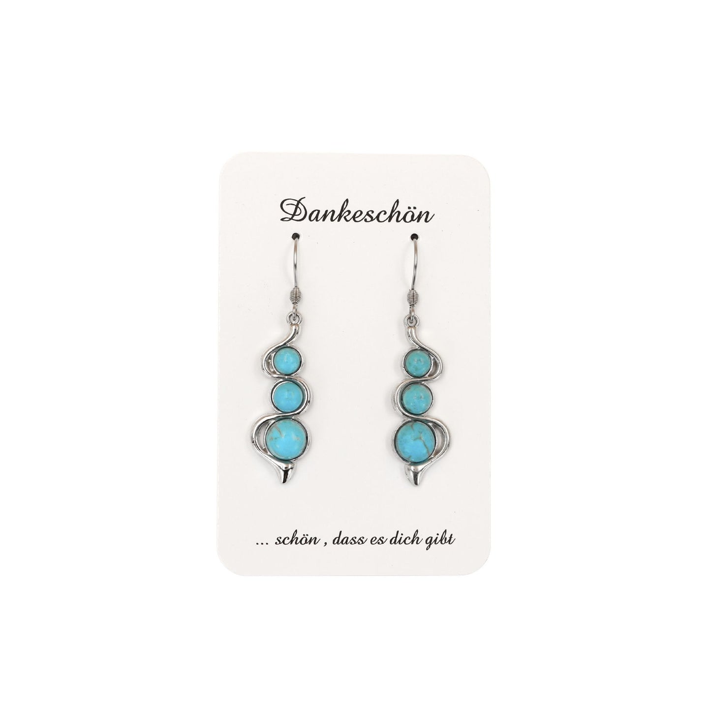 Ohrhänger Boho "Azure" Metall