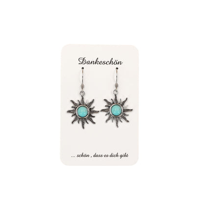 Ohrhänger Boho "Azure" Metall