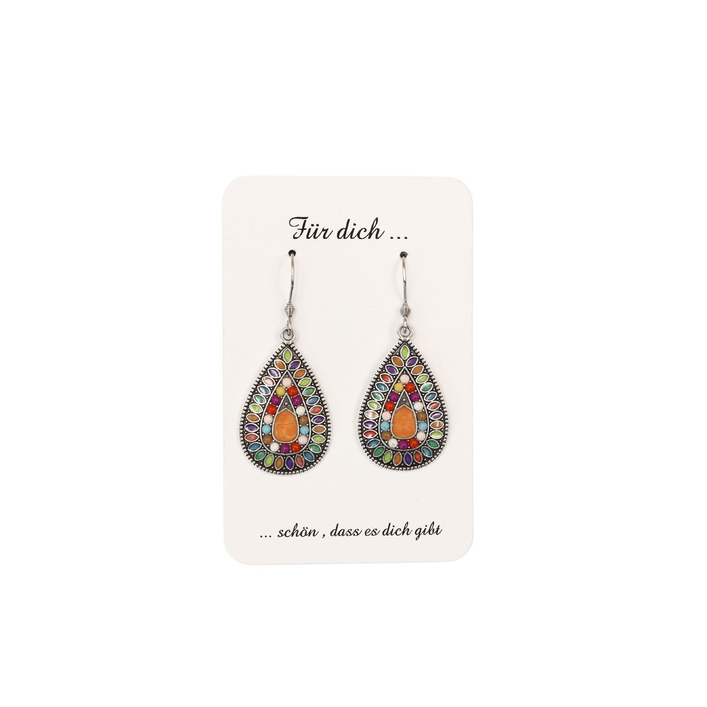 Ohrhänger Boho "Pearl" Metall