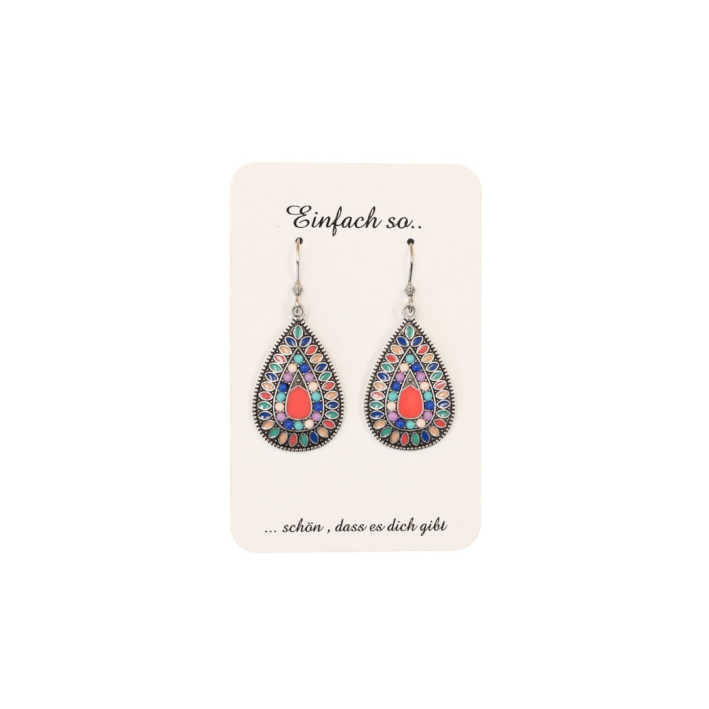 Ohrhänger Boho "Pearl" Metall