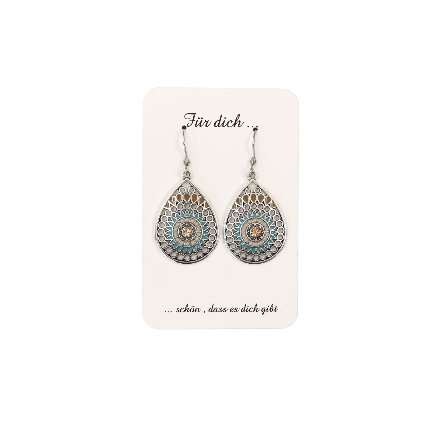 Ohrhänger Boho "Pearl" Metall
