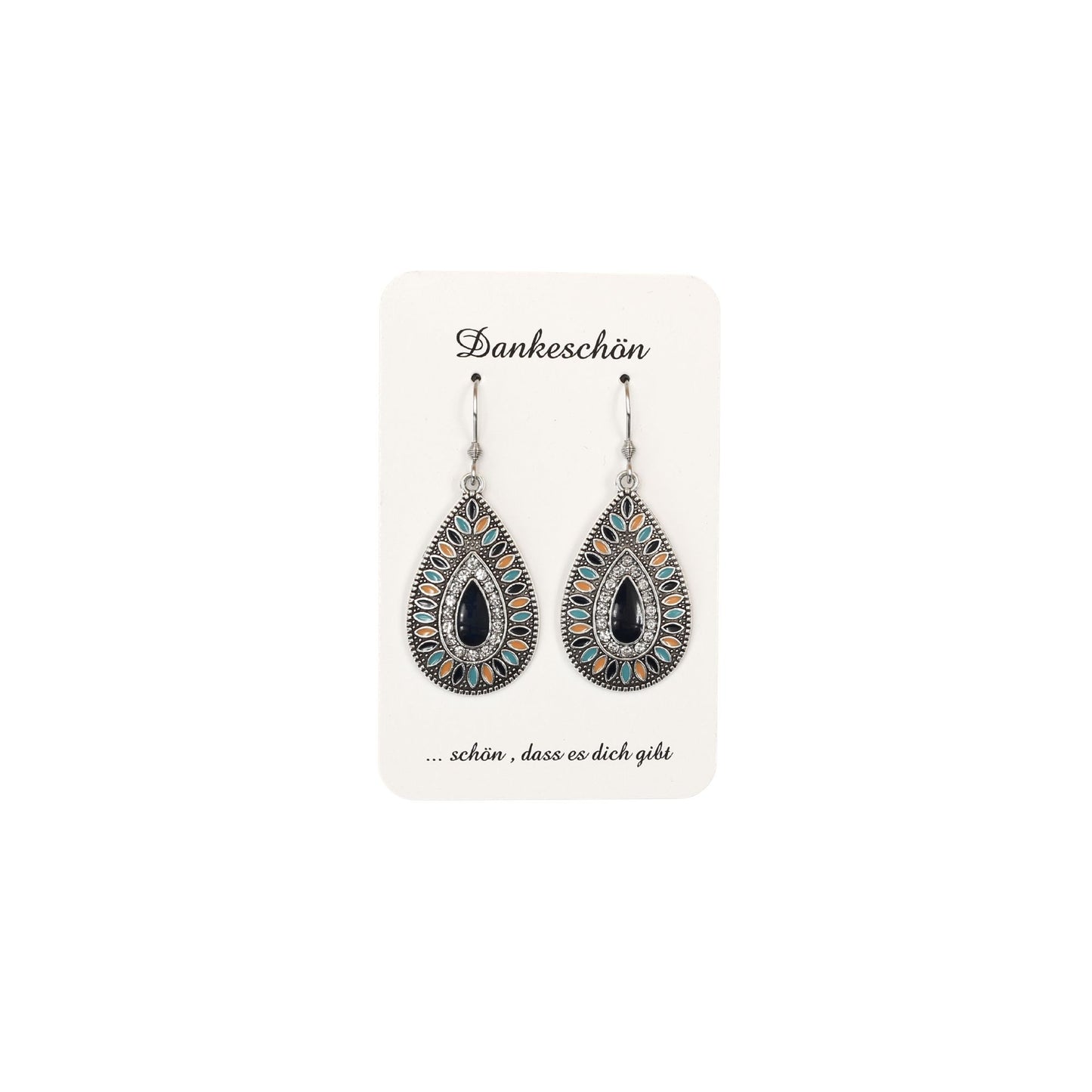 Ohrhänger Boho "Pearl" Metall