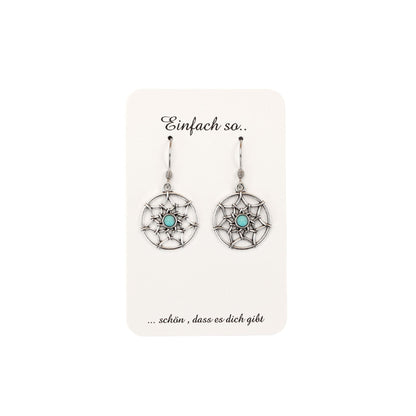 Ohrhänger Boho "Azure" Metall