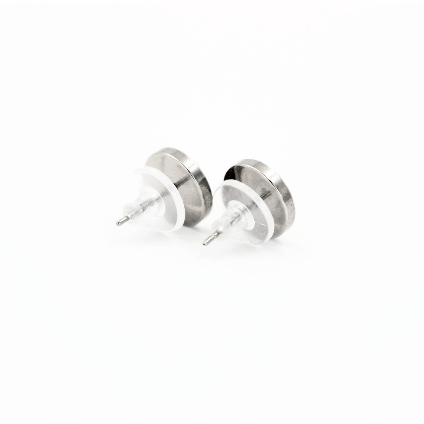 Ohrstecker "Feuersonne" Holz Buche