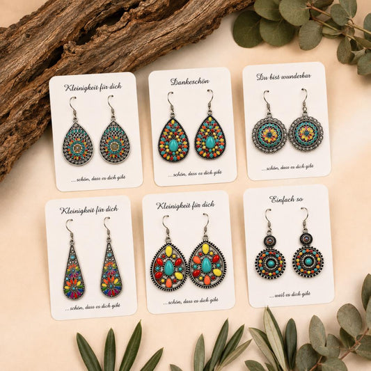Ohrhänger Boho | Rainbow