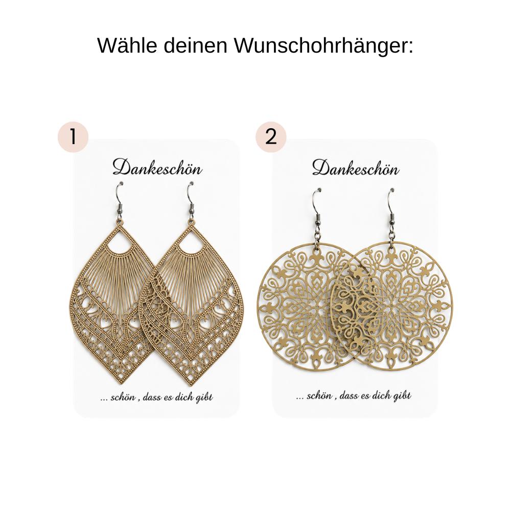 Ohrhänger Filia | Beige