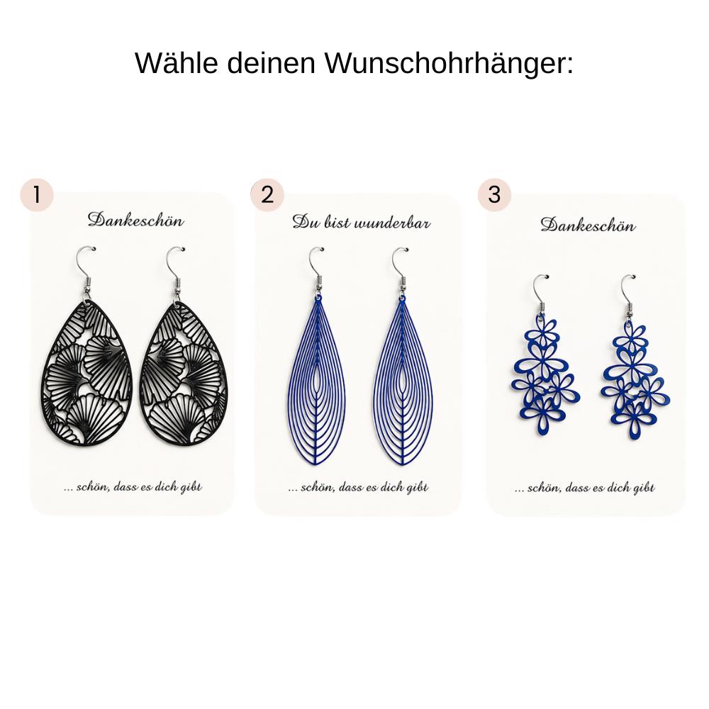 Ohrhänger Filia | Blau