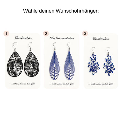 Ohrhänger Filia | Blau