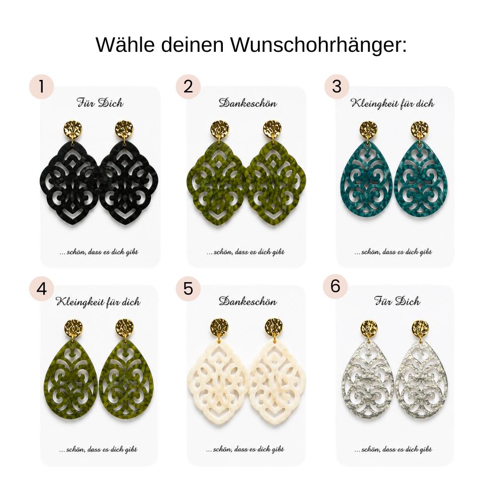 Ohrhänger Darling | Gold Textur