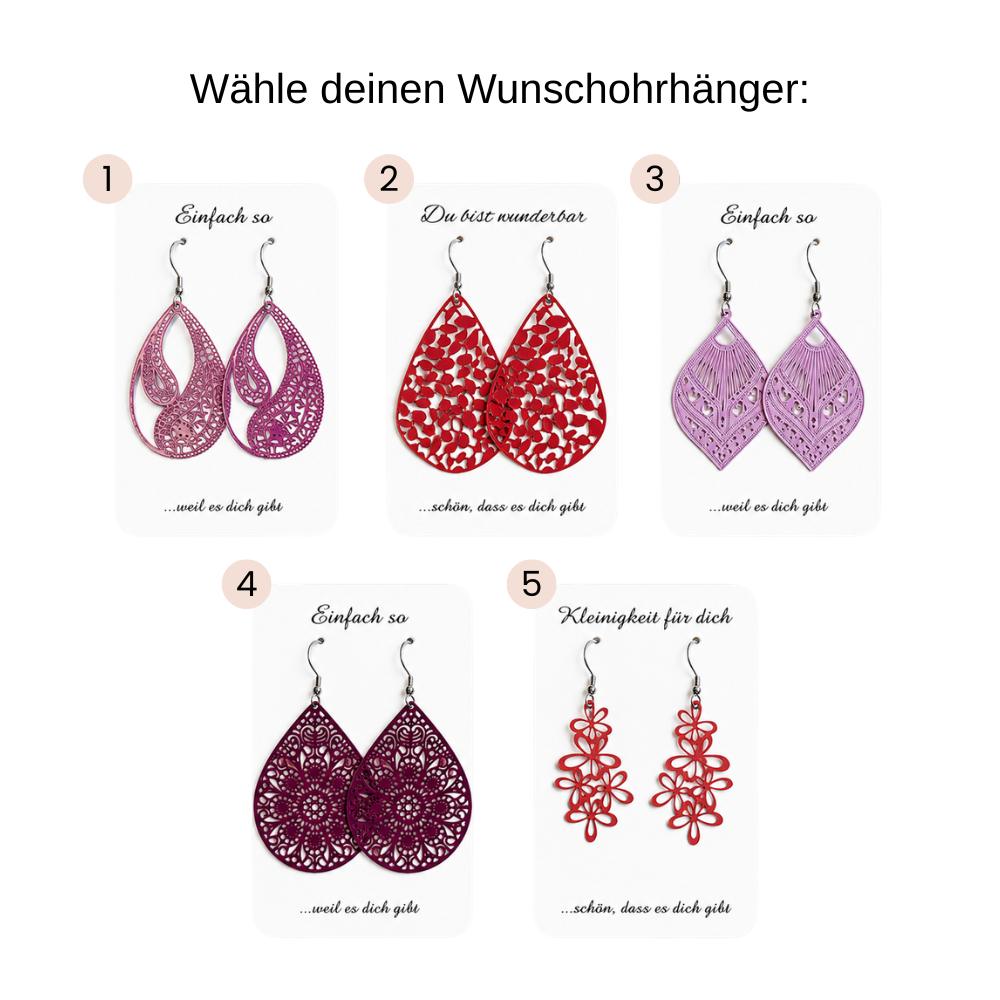 Ohrhänger Filia | Pink
