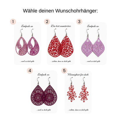 Ohrhänger Filia | Pink