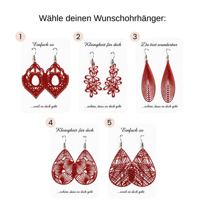 Ohrhänger Filia | Rot
